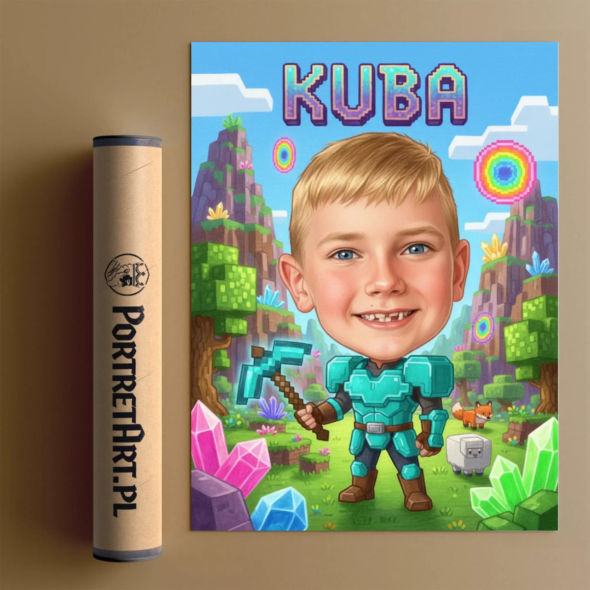 BLOCKVERSE HERO - Karykatura ze zdjęcia