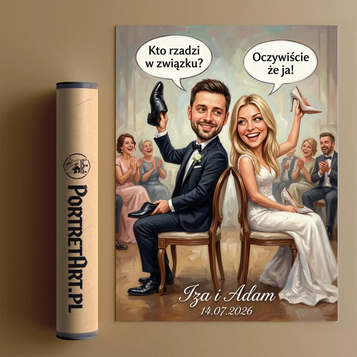 Pantoflarz Roku - Karykatura ze zdjęcia