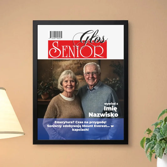 30x40 Okładka magazynu Teeinblue