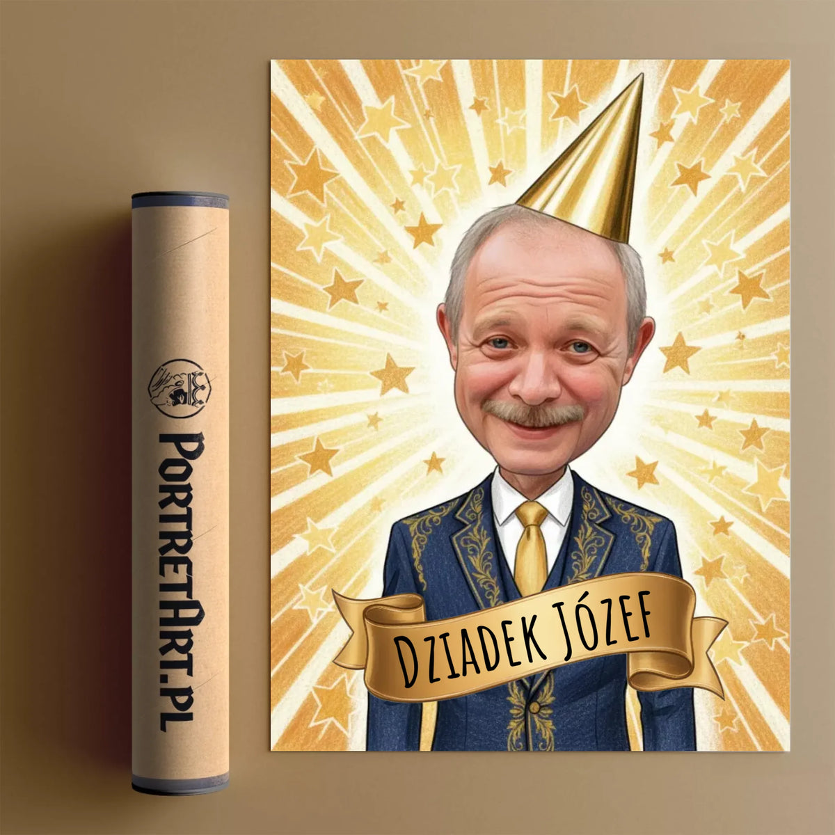 Dziadek Legenda - Karykatura ze zdjęcia #2