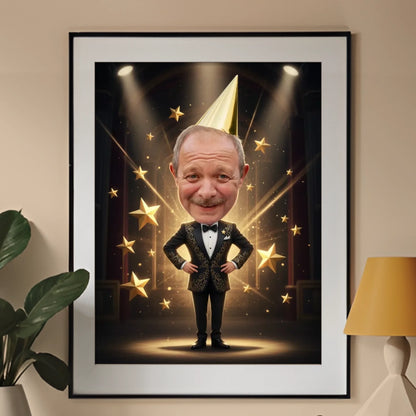 Dziadek Legenda 3D - Karykatura ze zdjęcia