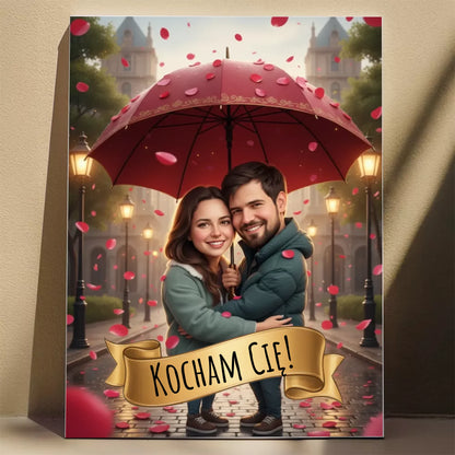 Pod Parasolem 3D - Karykatura ze zdjęcia