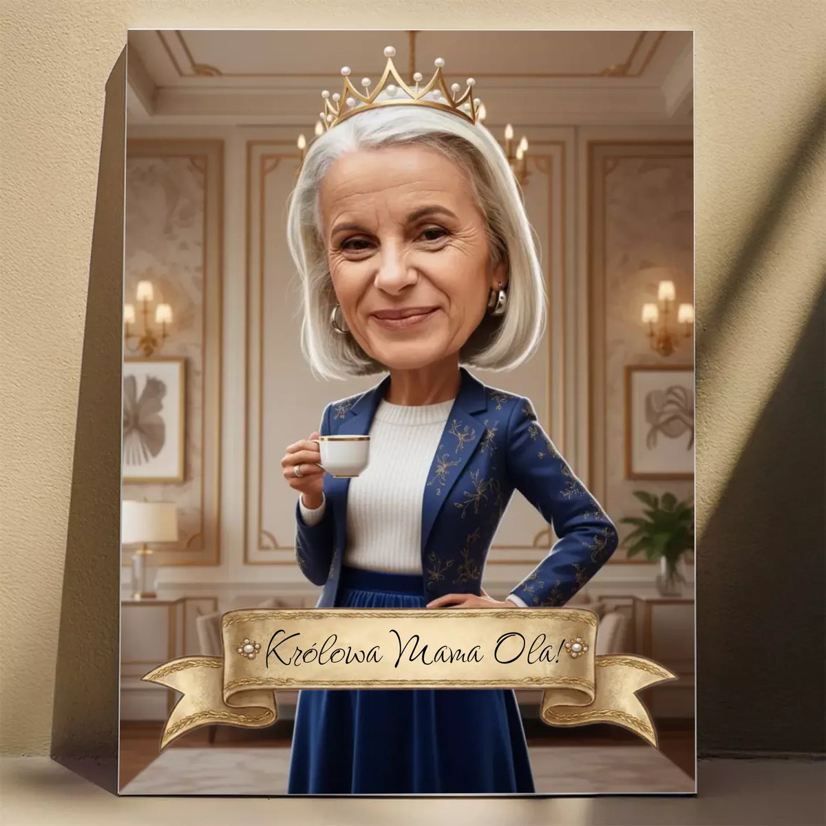Królowa Mocy - Karykatura ze zdjęcia