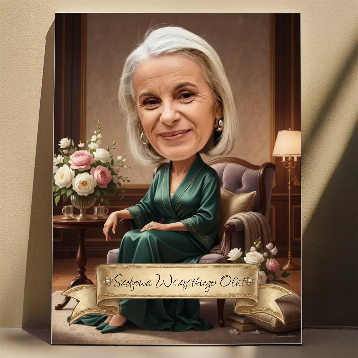 Mama Luxury Queen - Karykatura ze zdjęcia