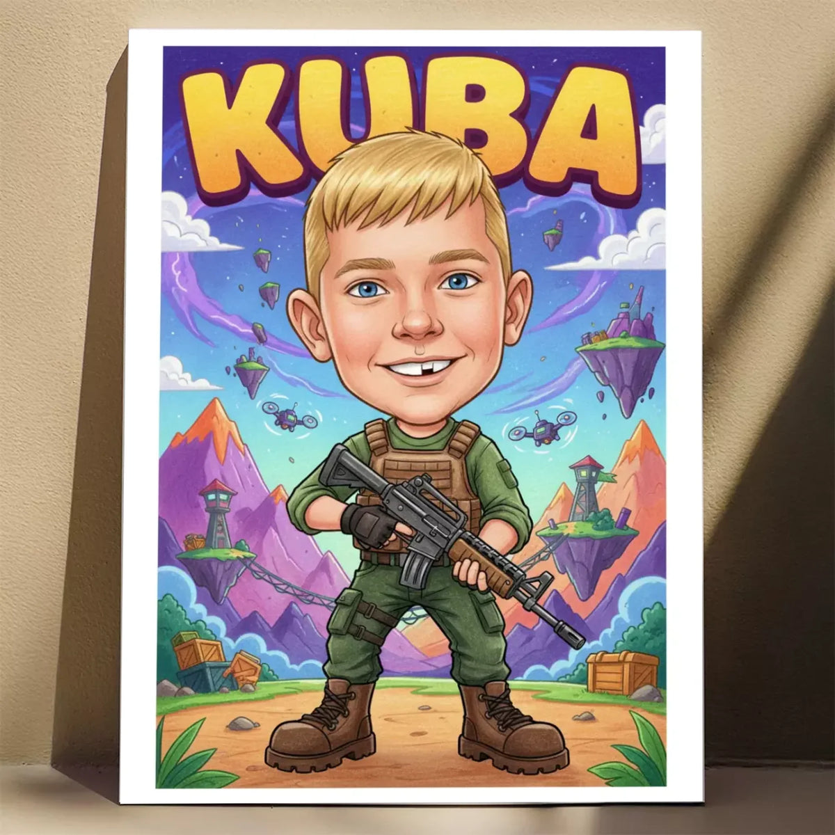 BLOCKVERSE HERO #2 - Karykatura ze zdjęcia