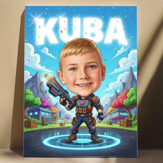 Victory Royale Hero - Karykatura ze zdjęcia