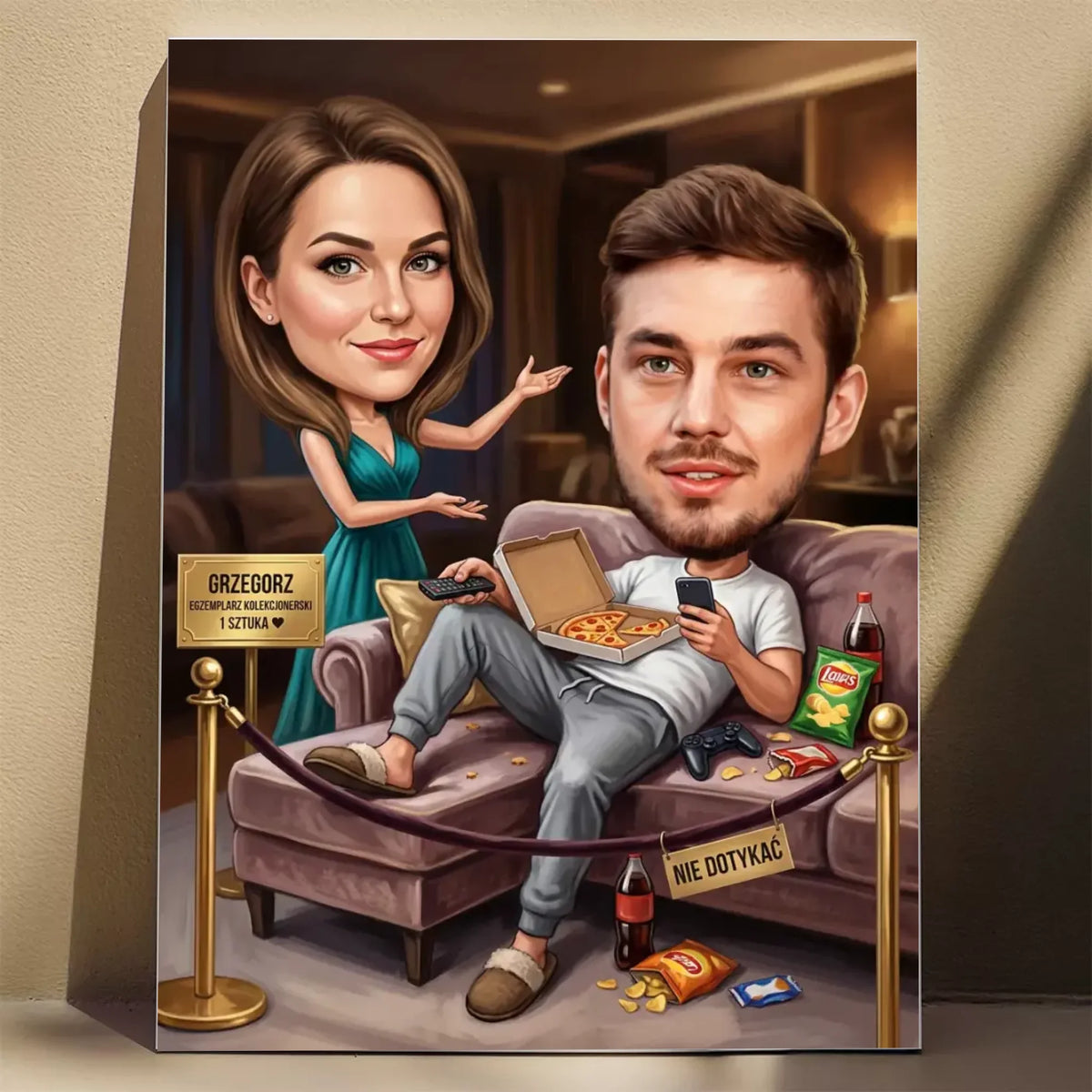 Egzemplarz Kolekcjonerski - Karykatura ze zdjęcia