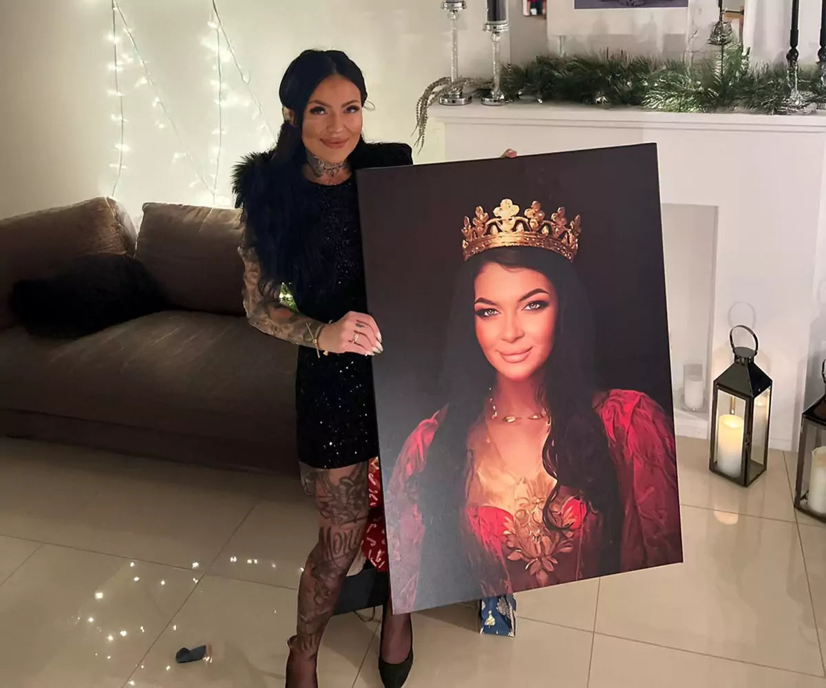 Prezent na dzień mamy personalizowany portret ze zdjecia idealny prezent dla mamy